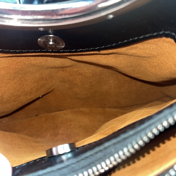 Patricia Nash Aria Shopper Tribal Weave Black and Brown Top Handle Crossbody - Picture 12 of 16